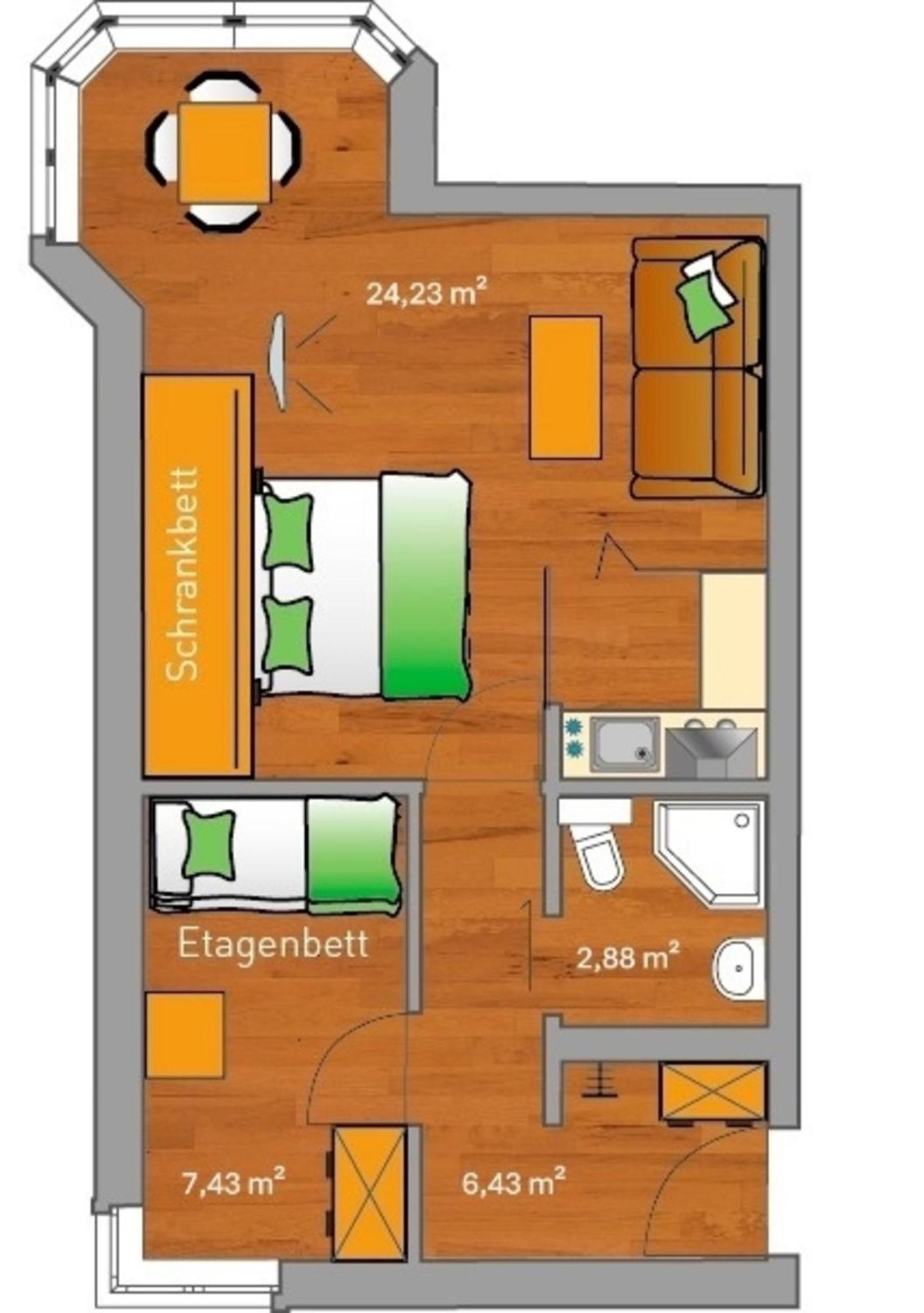 Ancora Marina Haus 1 Nr 01, Typ 1 Apartment Neustadt in Holstein Exterior foto